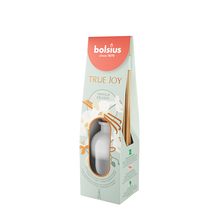 Bolsius geurverspreider true joy vanilla delight 80ml