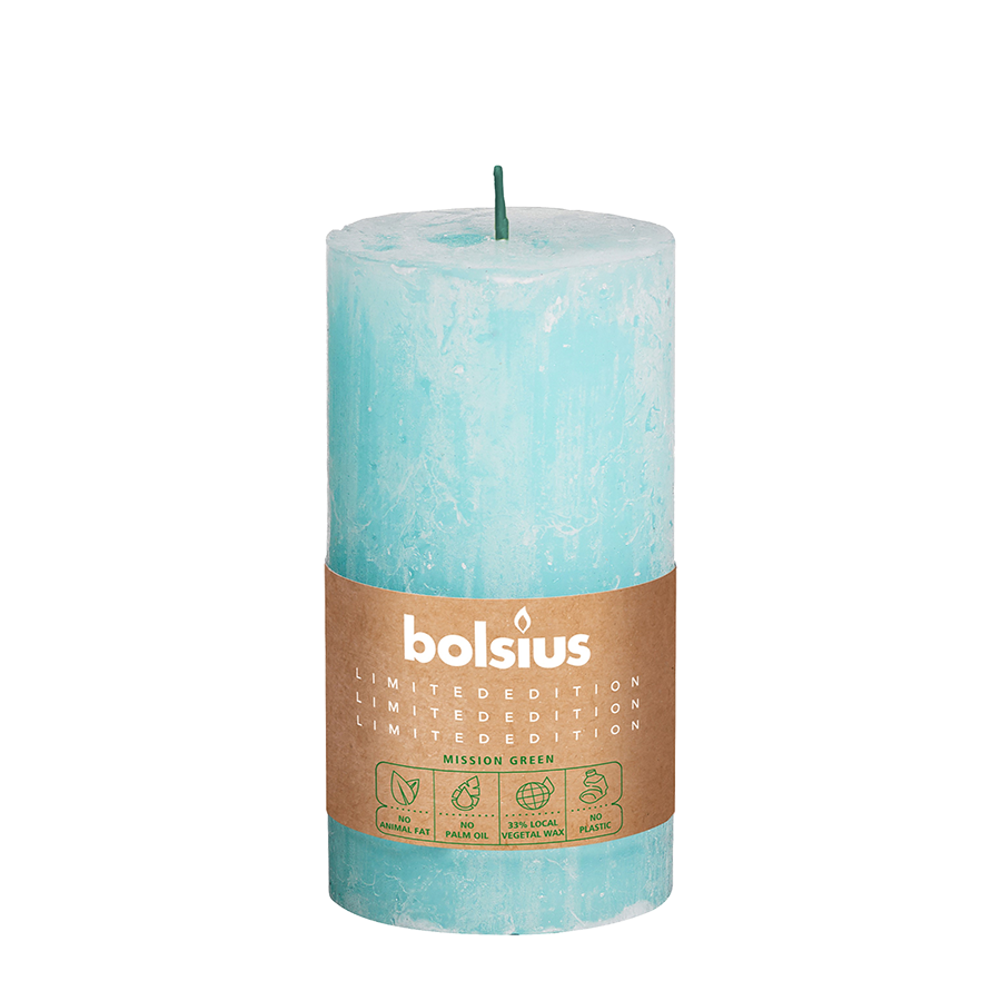 Bolsius rustieke stompkaars sky 130 68mm