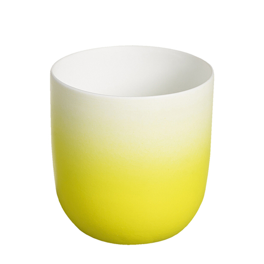 Bolsius theelichthouder keramiek sweet yellow 75 70mm