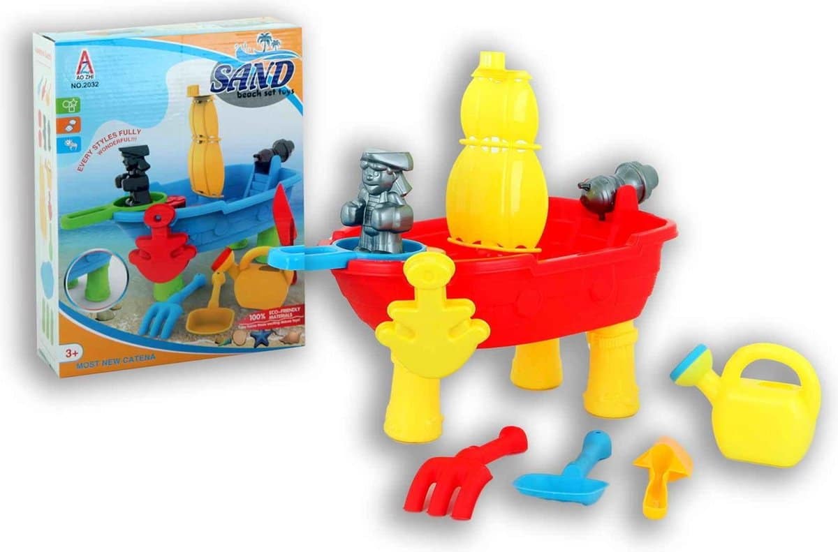 Jonotoys zand strand en waterset 14-delig