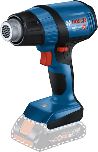 Bosch blauw ghg 18v-50 professional | accu-heteluchtpistool | 18 v | 300 - 500 °c | zonder accu's en lader - 06012a6500