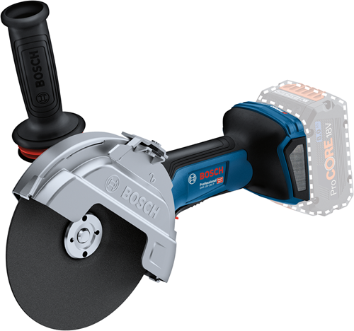 Bosch blauw gws 18v-180 p | accu haakse slijper | 180 mm | excl. accu's en lader - 06019h6l01