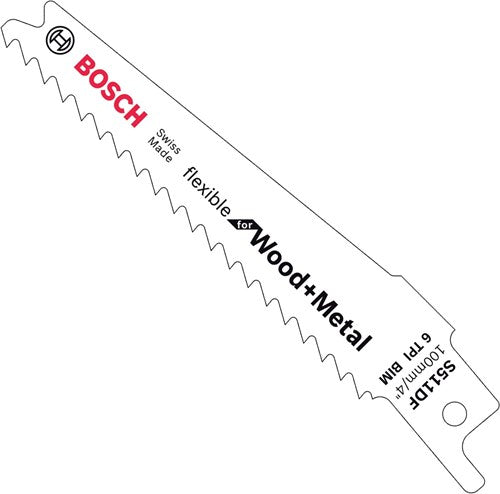 Bosch accessoires bosch reciprozaagblad s 511 df - 5pc flexible for wood metal