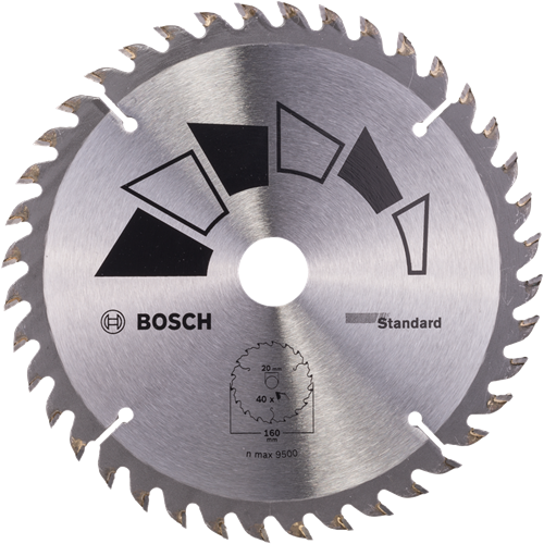 Bosch accessoires cirkelzaagblad basic 160x22x20 16,t40 - 2609256811