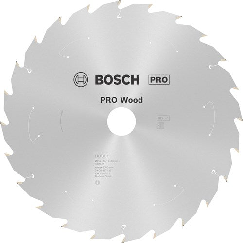 Bosch accessoires cirkelzaagblad st wood 254x30x2.2 1.6x24t - 2608837733