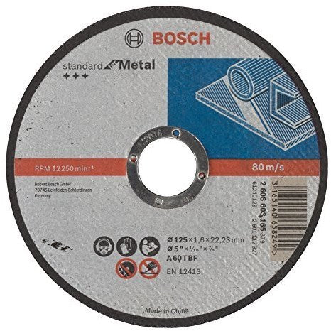 Bosch Prof doorslijpschijf recht metaal 125 mm