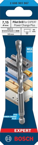 Bosch accessoires expert centreerboor hss-g | 7,15x105 mm - 2608901967