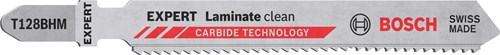 Bosch accessoires expert decoupeerzaagblad t128bhm 2st laminate clean - 2608901707