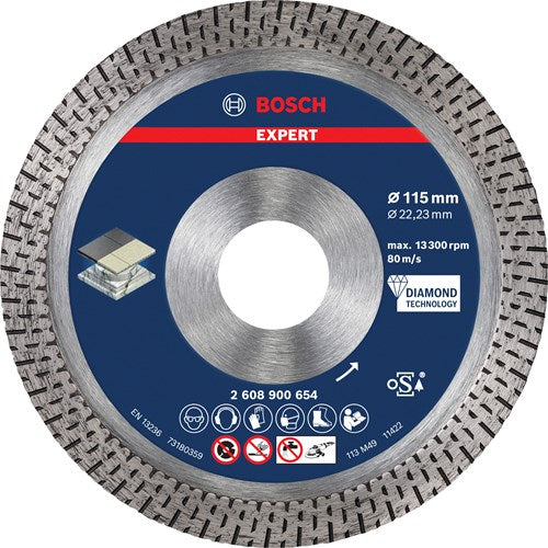 Bosch accessoires expert hard ceramic diamantdoorslijpschijf 115 x 22 |23 x 1 |4 x 10 mm - 2608900654