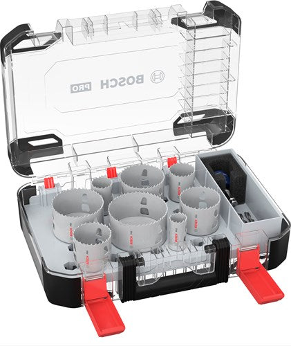 Bosch accessoires bosch pro multi material pc plus lochsägen-set 11-tlg. - 2608594430