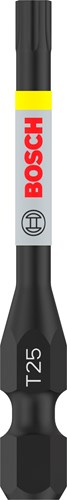 Bosch accessoires pro torx slagschroefbit | t25 | 55 mm | 2 stuks - 2608522531