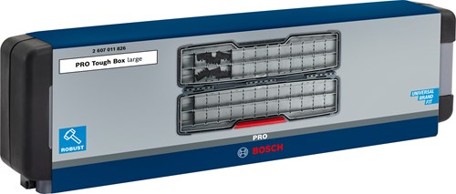 Bosch accessoires pro tough box large voor accessoires | 50 x 120 x 355 mm - 2607011826