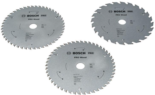 Bosch accessoires pro wood cirkelzaagbladen | 165mm | 3 stuks | cordless - 2608644730