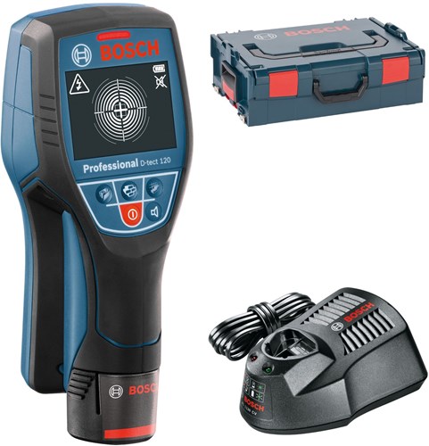 Bosch blauw bosch professional detector d-tect 120 (1 x accu 12 v + lader al 1130 cv)