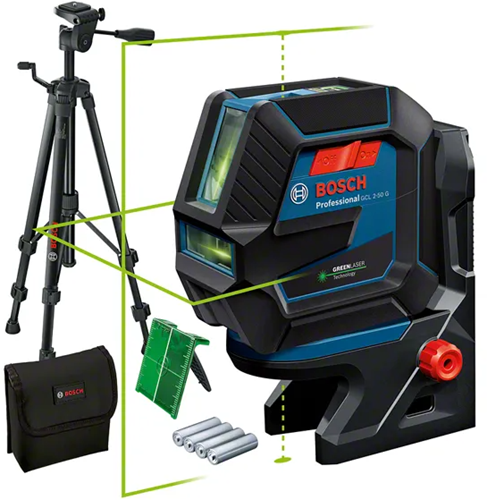 Bosch blauw gcl 2-50 g professional combilaser | incl. bouwstatief bt 150 - 0601066m01
