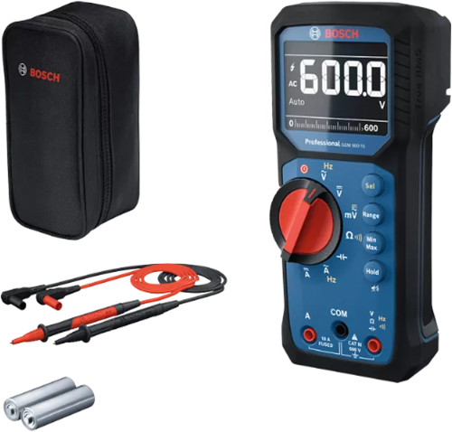 Bosch blauw gdm 600-15 professional multimeter - 0601077300