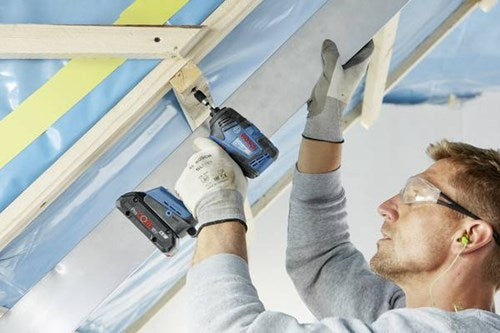 Bosch blauw bosch professional gdr 18v-200 accu slagschroevendraaier 200nm 18v basic body in l-boxx - 06019j2106