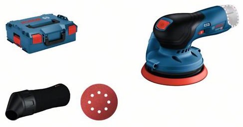 Bosch blauw bosch professional gex 12v-125 accu excenterschuurmachine 12v basic body in l-boxx - 0601372100