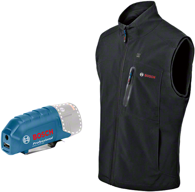Bosch blauw ghv 12 + 18v xa | verwarmde bodywarmer 3xl | zonder accu's lader 06188000ef