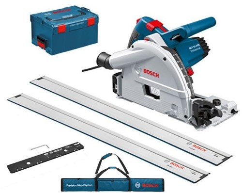 Bosch blauw bosch invalcirkelzaag gkt55gce (set +0.615.990.ee8) (nml)
