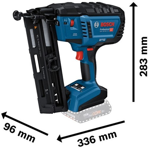 Bosch blauw bosch professional gnh 18v-64-2 m accu afwerktacker 16ga 18v basic body - 0601482000