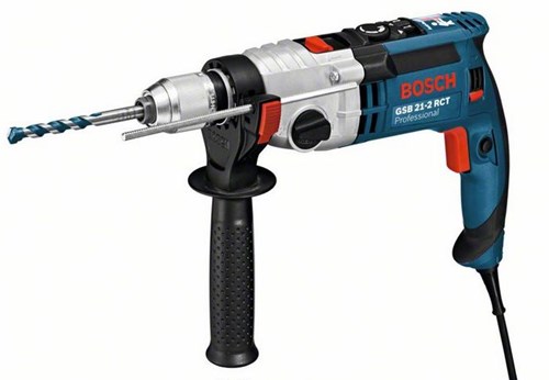 Bosch blauw klopboormachine gsb 21-2 rct (diepteaanslag 210 mm, handgreep, snelspanboorhouder 13 mm)