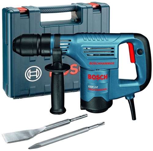Bosch blauw breekhamer gsh 3 e (handgreep, puntbeitel 260 x 40 mm, tegelbeitel, vettube)