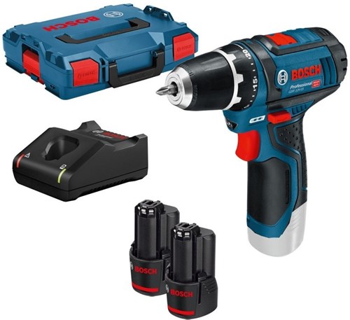 Bosch accu schroefboormachine gsr12v-15 2.0ah