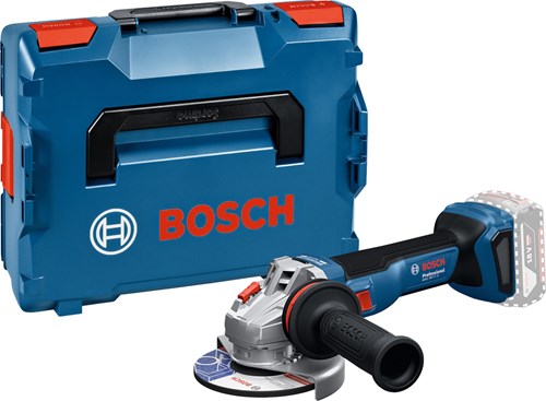 Bosch blauw bosch professional gws 18v-11 s accu haakse slijper 125mm 18v basic body in l-boxx - 06019n4001