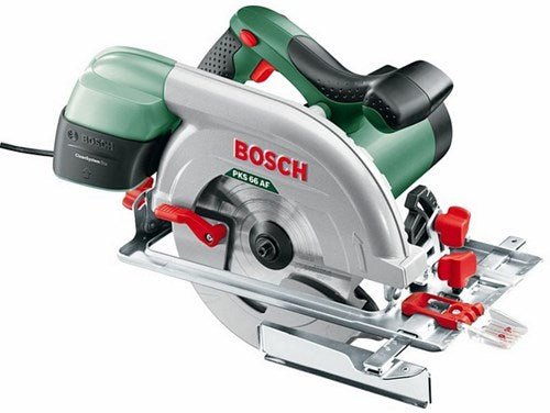 Bosch groen bosch pks 66 af cirkelzaag - met geleiderrail