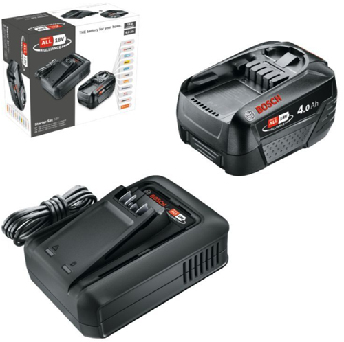 Bosch groen starter set 18v 1 x 18v 4ah + al18v-44 - 1600a031t6