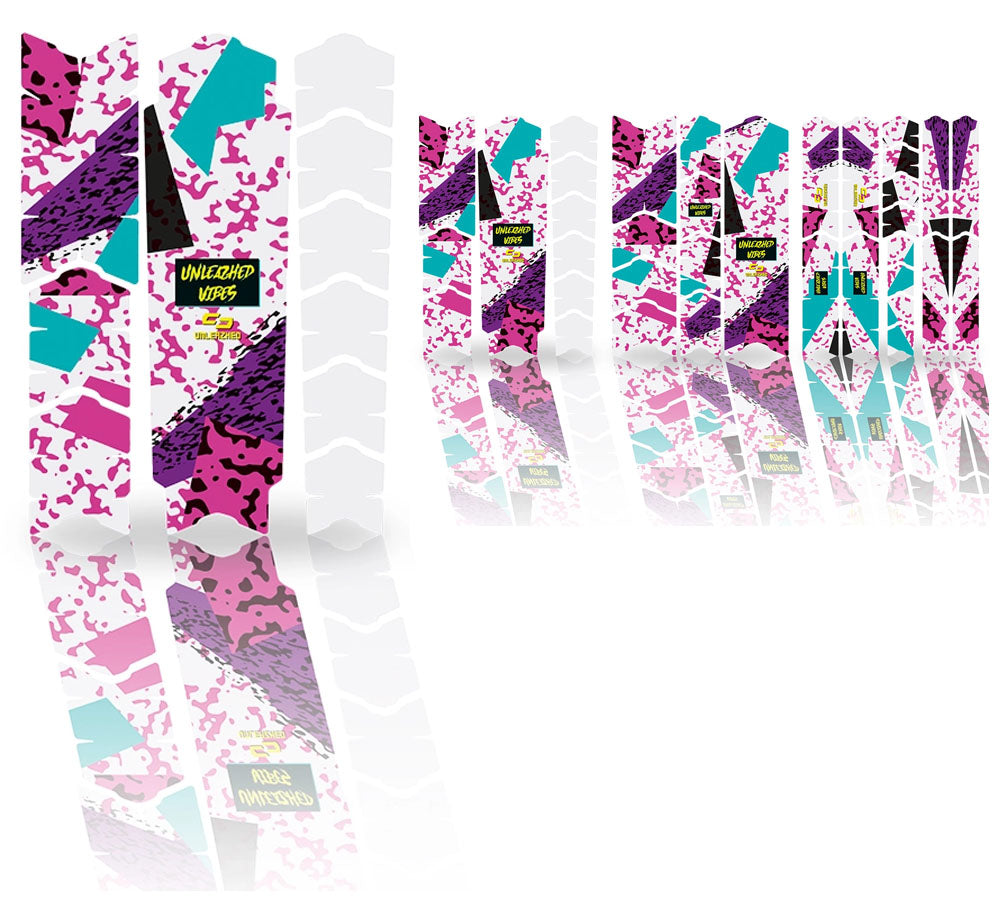 Unleazhed unscratch - frame protection film 80s vibes color glossy | xxl