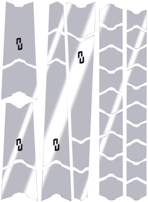 Unleazhed unscratch protection foil for parts and components