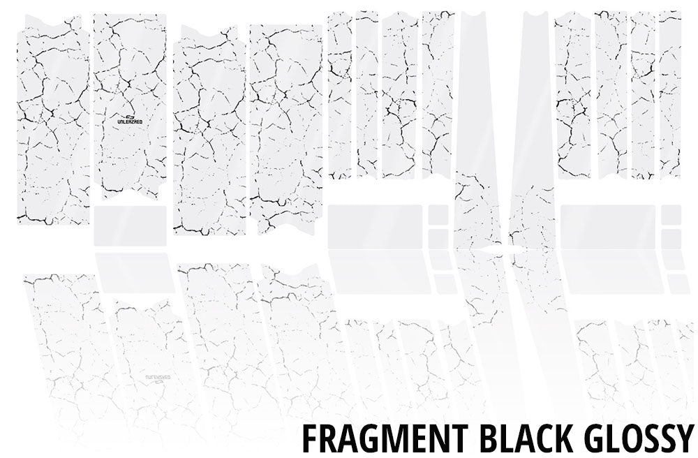 Unleazhed unscratch - frame protection film gravelbike bpg01 fragment black