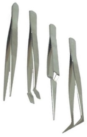 Brüder mannesmann pincettenset rvs 4 dlg (hobby) - 615
