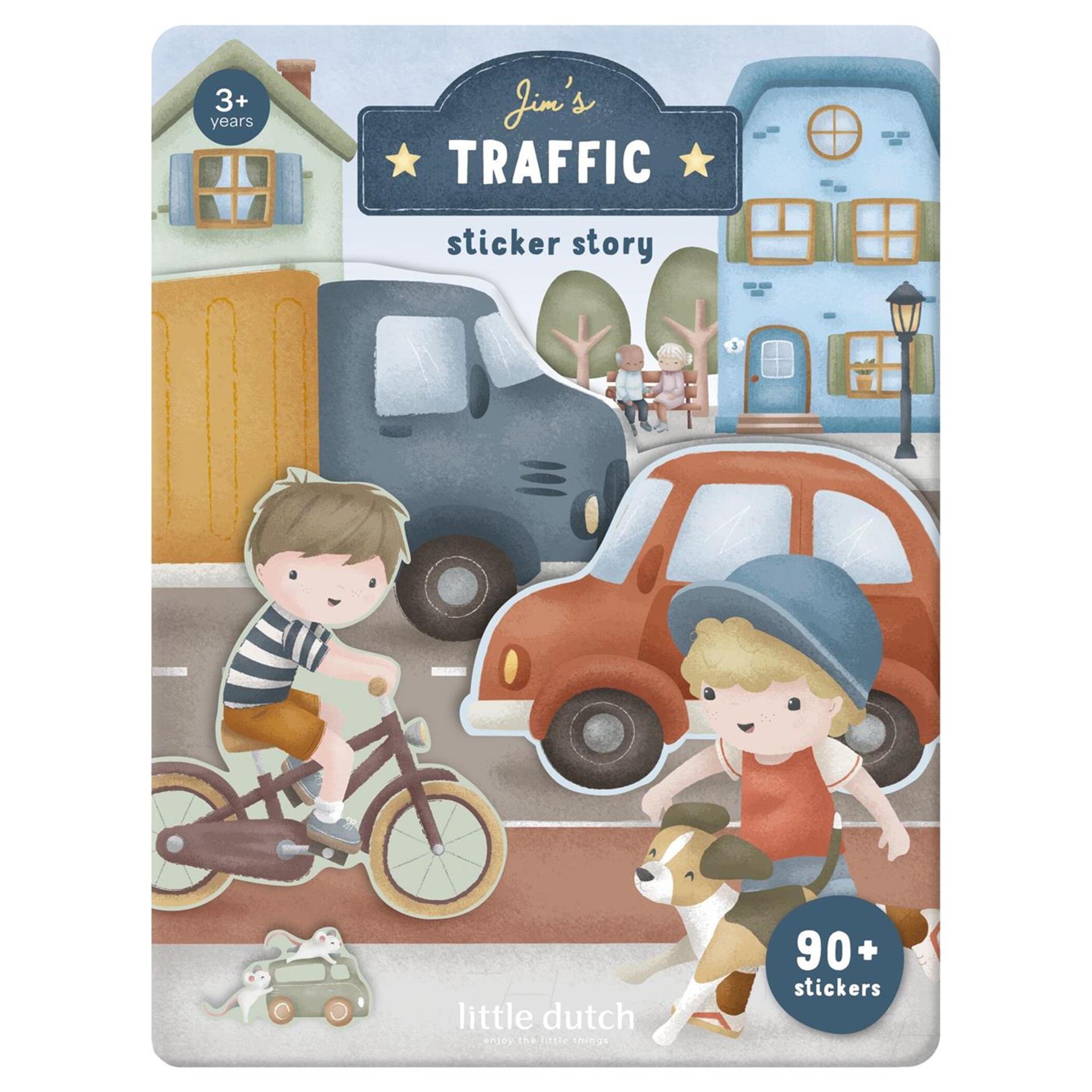 Little dutch stickervellen jim's verkeer