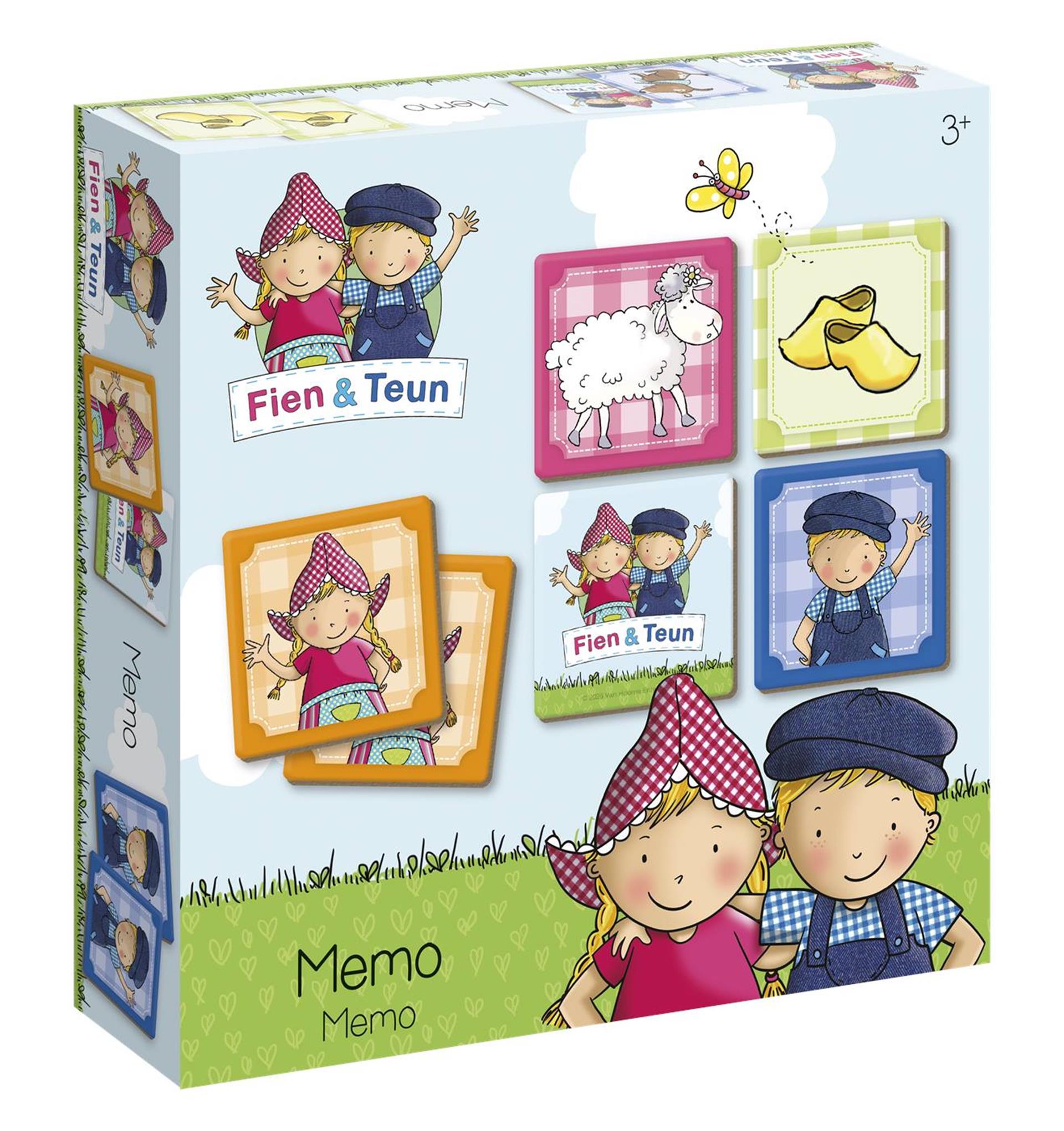 Fien & Teun memo game - memory game educational toys - farm - bambolino toys - from 3 years