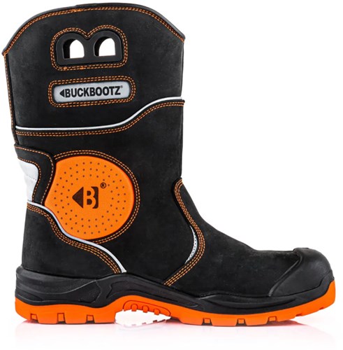Buckbootz werklaars bviz5orbk s7s | zwart oranje | maat 47 - 5055138008454