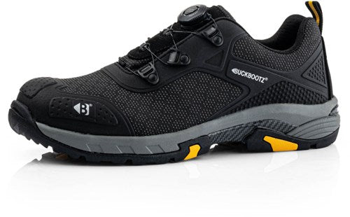 Buckbootz werkschoen tradez wheelz laag s1ps boa | zwart | maat 47 - 5055138027097