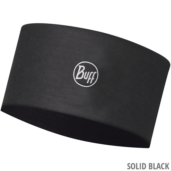 Buff coolnet uv® wide - headband | solid black
