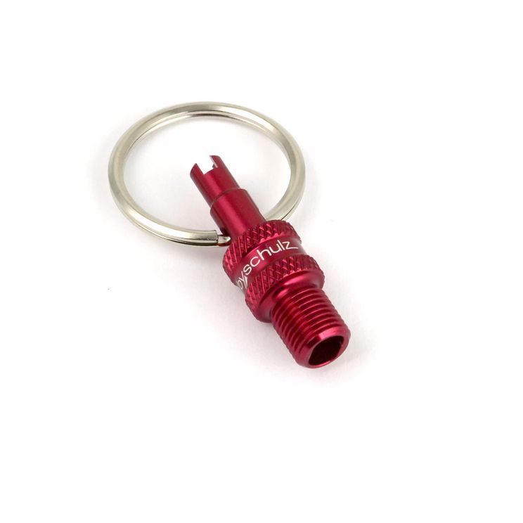Ventieladapter van schulz mini sv dv -> av rood