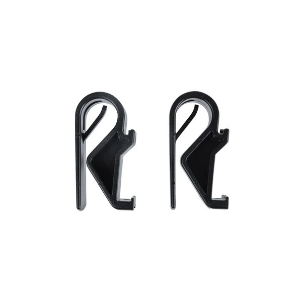 Basil Hook-On Sports - zwarte haken voor smallere bagagedragers (10-12mm)
