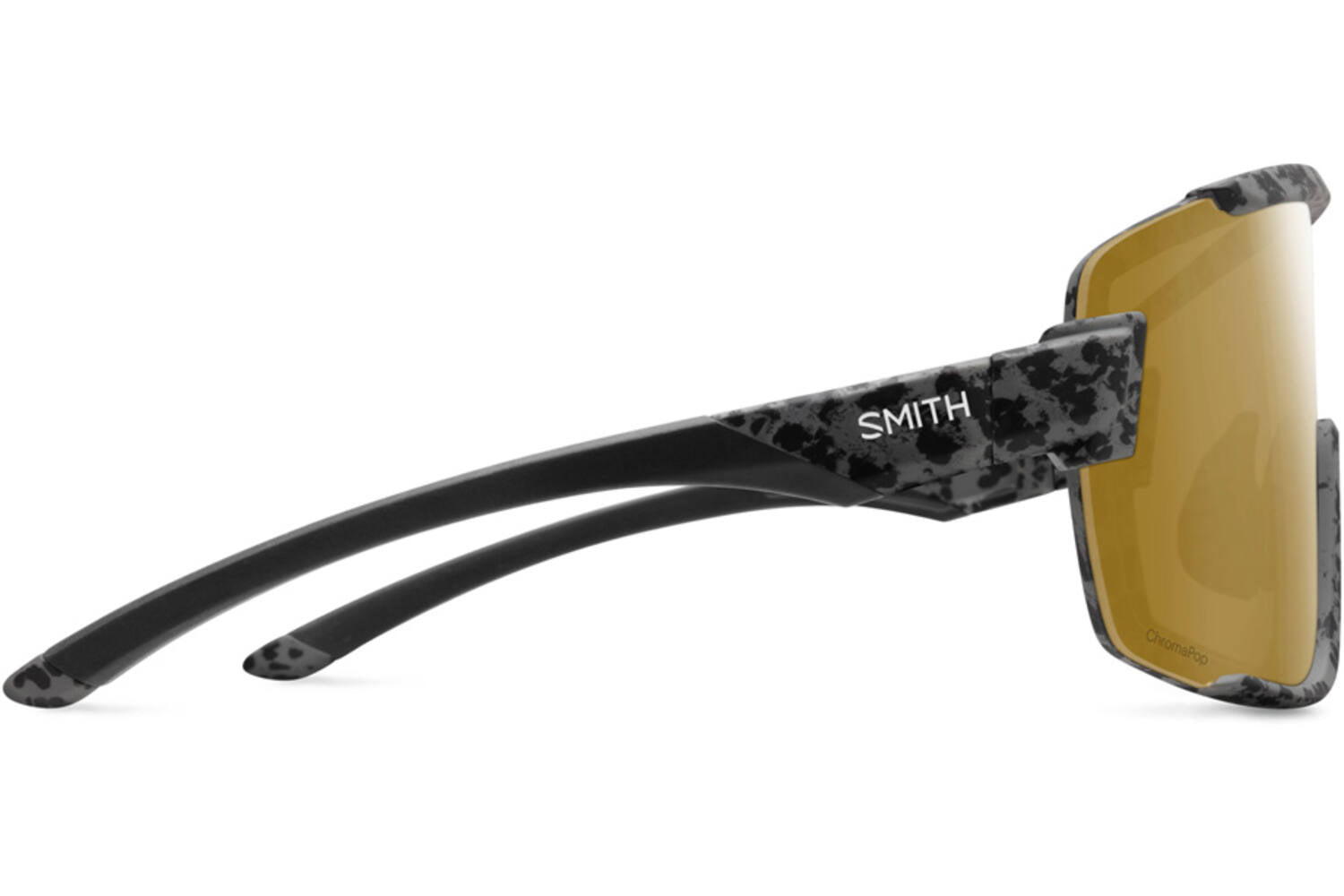 Smith - bril wildcat matte grijze marmeren chromapop gepolariseerde bronzen spiegel