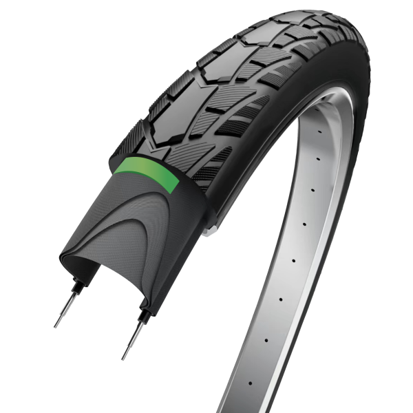 Edge buitenband performance protect - speed pedelec 28 x 1.75 47-622 -zwart met reflectie