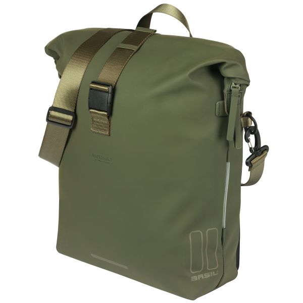 Basil fietsschoudertas soho mik studs | groen | 17l