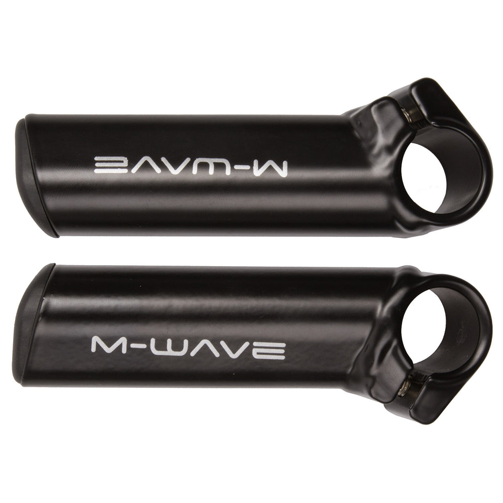 M-wave stuuruiteinden zwart recht 100mm bulk