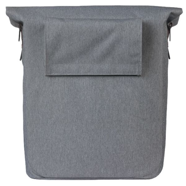 Basil fietsshopper city mik hooks 14-16l 13 x 29 x 31 cm - grijs