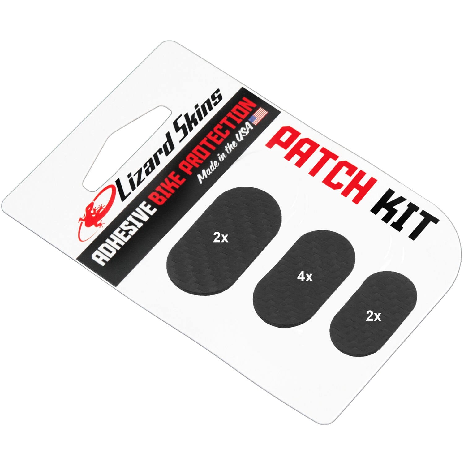 Hagedissenhuiden - patchkit framebeschermer beschermer carbon leder zwart