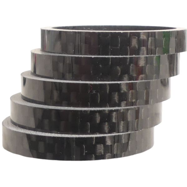 Hzb afstandhouders 28,6 mm 1-1 8 inch oversized 5 mm carbon 5 stuks 6500031