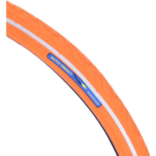 Dutchperfect Buitenband Dutch Perfect 28 x 1.40 40-622mm anti-lek oranje met reflectie
